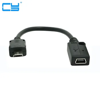 0,15 M Micro USB Moški Mini USB Ženski Adapter Kabel za telefone, MP3