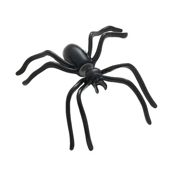 1 KOS črni pajek stud uhan za ženske gotike brinco masculino modni nakit Halloween okraski, dodatki oorbellen