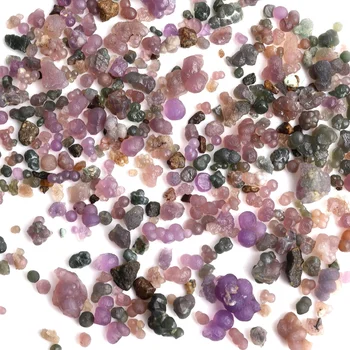 10 g/paket Naravni Grozdni Agate Gravels Agate Žetonov Mineralnih Vzorcu Kristalno Mini Kamen Draguljev DIY Akvarij Dekoracijo