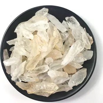 100 g Naravne Mineralne Bela Kvarčni Kristal, Kamen Rock Žetonov Vzorec Zdravljenja Padec Ladijskega prometa Naravni Kamni In Minerali