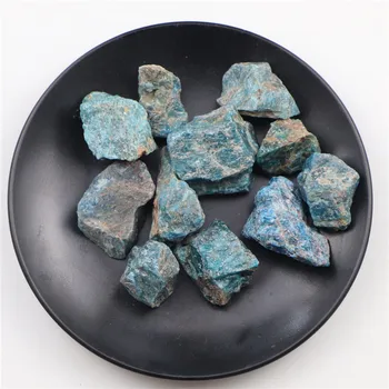 100 g Naravnih Modra Apatite Grobo Kamni Kristali Gramoz Mineralov in Kamni Grobo Gemstone Vzorec