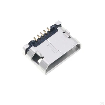 1000PCS/Veliko Mikro USB 5 Pin Polnjenje Vrata Dock Plug Jack 5Pins priključek za polnilnik Priključek