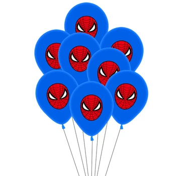 10pcs MARVEL Super Junak Spiderman Temo Balon Latex Baloni Otroci Rojstni dan Dekoracijo Baby Tuš Baloni Pajek Igrače