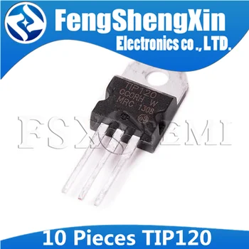 10pcs/veliko TIP120 TO220 T1P120 TO-220 moči tranzistorjev