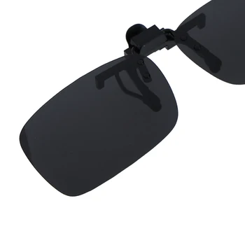 1pc Visoke Kakovosti Unisex Clip-on Polarizirana Dan Night Vision Flip-up Objektiv Vožnje Očala UV400 Vožnjo sončna Očala Za Izven