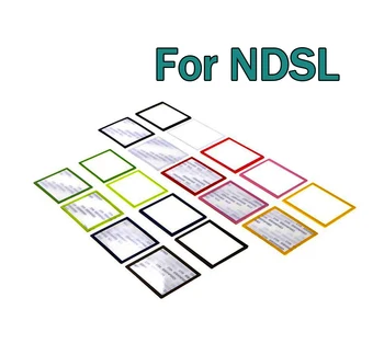 1set Barvita Top Zgornjega LCD Zaslona Pokrov Spodnji Manjši Plastični Pokrov objektiva Zamenjava Za DS Lite Za NDSL igralne Konzole