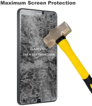 2 Kos Kaljeno Steklo za Samsung Galaxy Tab A6 10.1 Palčni 2016 SM-T580 SM-T585 Screen Protector 9H 0,3 mm Tablet Zaščitno folijo