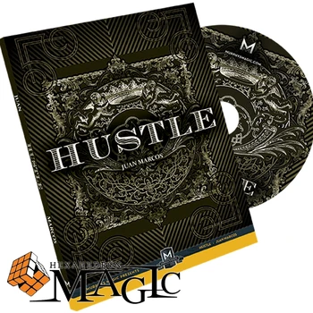 2017 Novo Hustle (DVD in Prevara) za Juan Manuel Marcos ,iluzija blizu kartico magic trick izdelkov murphys / trgovina