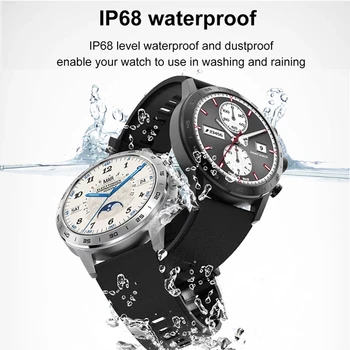 2021 Nove Bluetooth Klic Pametno Gledati Moške EKG Ure Poln na Dotik BP Srčni utrip IP67 Nepremočljiva Smartwatch Za Xiaomi Telefon Huawei