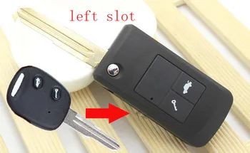 3 Gumbi, Zamenjava spremenjen Flip Zložljiva Daljinski Ključ Lupini Primeru Za Chevrolet Epica Iskra Lova Vstop brez ključa Fob Tipko Pokrov