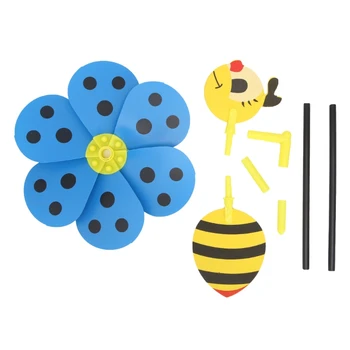 3D Insektov Vetrnica Windsock Veter Kolesce Otroci Igrače Dvorišču, Vrt Dekoracijo na Prostem Igrače Za Otroke Pinwheel Igrača Naključno dostava