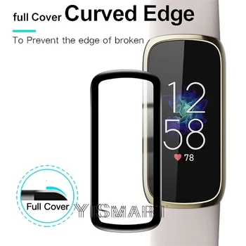 3D Ukrivljeno Zaščitno folijo Za Fitbit Luxe Mehko Poln Kritje Screen Protector za Fitbit Luxe Smartwatch Dodatki