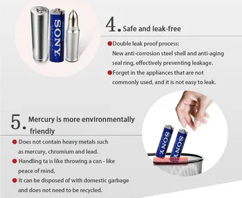 4pcs Sony Prvotne 1.5 V LR03 AAA Baterije Alkalne Baterije, Brez živega Srebra, Suhe Baterije Za Električne Igrače Svetilka Ura Miško
