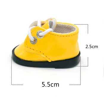 5.5 cm 14 cm, Lutka Usnjeni Čevlji Modni Mini PU Čevlji Za BJD EXO Ruissa Ročno DIY Lutka Igrače Oprema