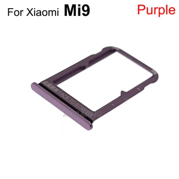 Aocarmo Za Xiaomi 9 Mi9 Pladenj za Kartico SIM Imetnik Popravila, Nadomestni Deli