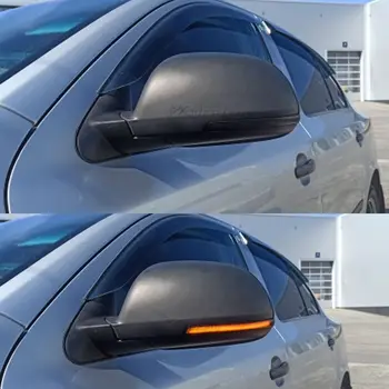 Avto LED Dinamični Rearview Mirror Vključite Opozorilne Luči za Skoda Octavia Odlično 3T4 Hatchback