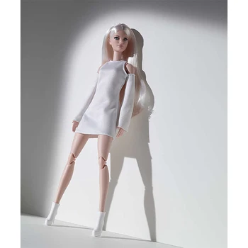 Barbie Gxb28 12 Inch Visok, Blond Bela Off-The-Rami Obleko Lutka Moda Dekle Lahko Predstavljajo Zbirko Igrač Za Rojstni Dan