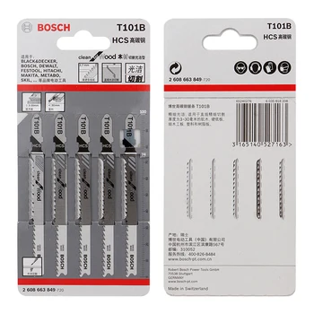Bosch žaginega lista Žage T101B Šablona Lesnoobdelovalnih Les, Aluminij Metal