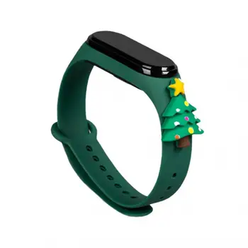Božični Okraski 2022 Novo Leto Trak Za Xiaomi Mi Band 4 3 Zapestnica Elk Risanka Smart Watchband Za Moj Pas 3 Manžeta