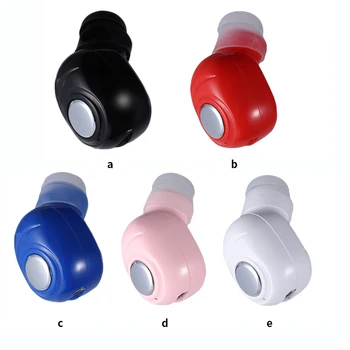 Brezžični Mini Bluetooth 5.0 Slušalke za V Uho Nevidno Čepkov Prostoročne Stereo Slušalke z Mikrofonom Šport, ki Teče Za iPhone 12 11