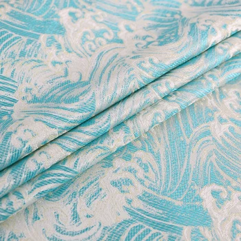 Brocade žakarske tkanine za šivanje cheongsam in kimono material za DIY oblačila tkanine