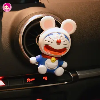 Doraemon Ustvarjalne Avto Aromaterapija Risanka Modra Maščobe Avto Dodatki Obesek Izstopu Zraka Posnetek Car Interior Decoration Okraski