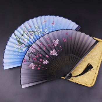 Fan Kitajski, Japonski Slog Zložljiva Fan Doma Okraski Okraski Vzorec Umetnostne Obrti Darilo, Poročni Ples Strani Fan