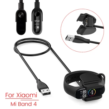Kabel polnilnika Za Xiaomi Mi Band 4 Miband4 Smart Manšeta Zapestnica Mi band4 kabel za Polnjenje Miband 4 USB Adapter za Polnilnik Žice
