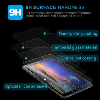 Kaljeno Steklo Za Samsung Galaxy Tab A 7.0 8.0 9.7 10.1 T280 T285 T350 T355 T550 T580 T585 A6 P580 Tablet Screen Protector