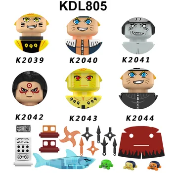 KDL806 Japonski Anime Številke figuric gradniki DIY Pribor Opeke Izobraževalne Igrače Za Otroke Darilo