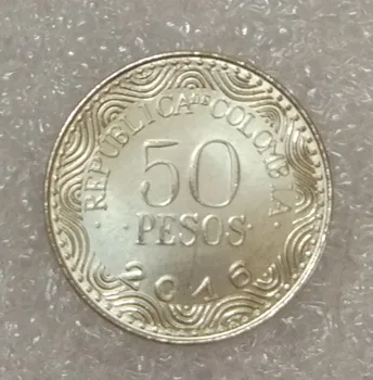 Kolumbijski 50 peso Ameriki Kovancev Stari Originalni Redke Kovanec, Spominski Edition Realno