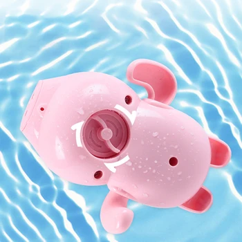 Kopel Igrače Baby Toddler Srčkan Živali Raca Roza Prašičev Bazen Za Plavanje Veter Verigo Za Kopanje Po Maslu Kopalnica Igra Vode Otroci Igrače