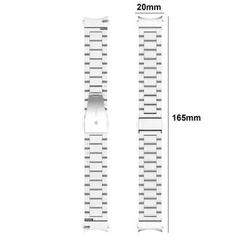 Kovinski Watchband Trak Za Samsung Galaxy Watch4 Klasičnih 46 42mm Smartwatch Šport Zapestnica iz Nerjavečega Jekla Galaxy Watch 4 44 40 mm