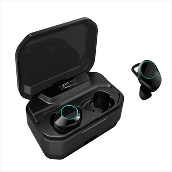 KUMI T3S 6D Stereo Bas Vse V Enem TWS Smart Touch BT 5.0 Slušalke LED Zaslon Vodotesne Slušalke za Android / iOS