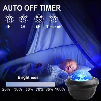 Led Star Galaxy Sterrenhemel Projektor Nachtlampje Ingebouwde Bluetooth Zvočnike Voor Slaapkamer Decoratie Vrste Otroci Birthd