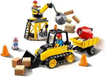 LEGO City Gradnje Buldožer 60252 (126 Kosov)