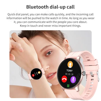 LIGE Nove Pametne ročne Ure Moške, Ženske Ročne ure, Elektronska Ura Fitnes Zaslon Bluetooth Klic Glasbe Moških Smartwatch Darilo Relogio