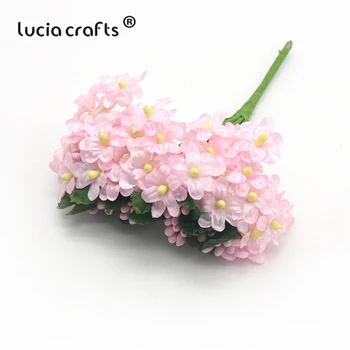 Lucija obrti, Umetne Svile Šopek rož svate Hotela Domov Cvetlični Dekor 1bundle A0402