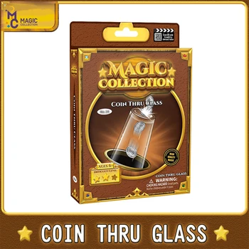 Magic igrače za Otroke Magic Trick Kovancev V Skodelice Prehodu Čarobno Izobraževalne Interaktivne Igrače Skozi Vodo Stekla