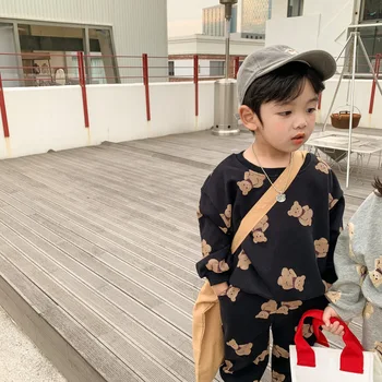 MILANCEL 2022 Pomlad Otroci Oblačila, Bombaž Priložnostne Dekleta Določa korejski Nosijo Fantje Mode Otrok, ki bo Ustrezala