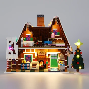 MTELE LED Luči Komplet Za 10267 Medenjaki Hiša Božič Vasi Scene, RGB Daljinski upravljalnik Različica