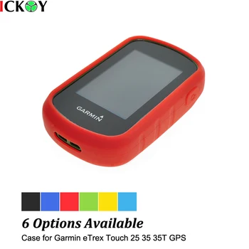 Na prostem Pohodništvo Ročni GPS Zaščito Silicij Primeru Gume Kože za Garmin eTrex Dotik 25 35 35T Dodatki
