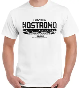 Nostromo Stiski Pogled moška T-Shirt majica Retro Tujec Film Film Weyland Konvencije Bombaž O-Vratu Kratek Rokav T Shirt Novo Velikost S-3XL