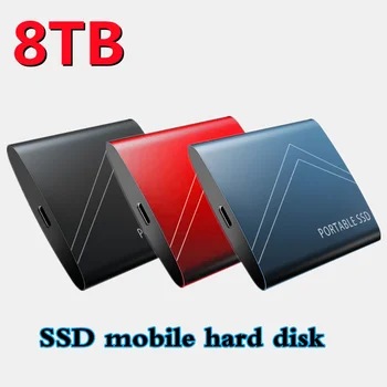 Novo 6TB 8TB 4TB Zunanje SSD 2TB Mobilne ssd Trdi Disk USB 3.1 Zunanji SSD Typc-C Prenosni Trdi Disk ssd