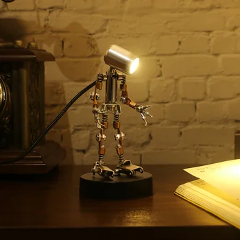 Novo 78Pcs Ustvarjalne DIY Kovin Mehanska Lučka Model Komplet za Sestavljanje Majhnih Noč Svetlobe Najboljše Darilo Za Domačo Pisarno Dekor