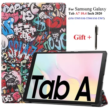 Ohišje za Samsung Galaxy Tab 10.1 2019 SM-T510 SM-T515 T510 T515 Tablet Pokrov Stojala Primeru Zavihku 10,4 2020 Primeru 8.0