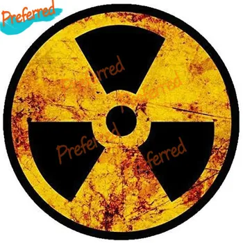Opozorilo Radioaktivnega Jedrskega Sevanja Kmečko Simbol Nalepko Motokros Dirke Laptop Čelada Prtljažnik Za Avto Nalepke, Die Rezanje