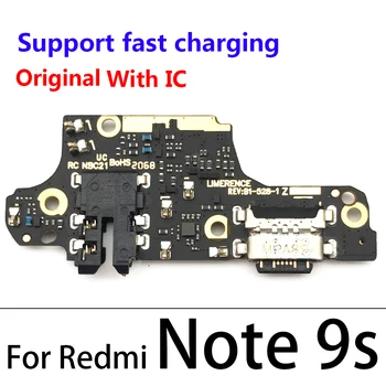 Original USB Charge Vrata Jack Dock Priključek za Polnjenje Odbor Flex Kabel Za Xiaomi Redmi Opomba 5 6 7 8 8T 9 Pro 9S