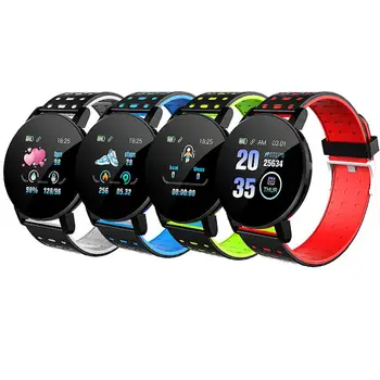 Pametno Gledati Podporo za Bluetooth 4.0 Srčni utrip Fitnes Unisex Zdravje Tracker Sport Vodotesna Ura Smartwatch Za Android IOS Nova