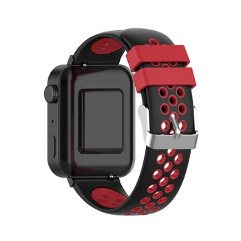 Pazi, Trak za Xiaomi MI Zamenjava Watchband Manšeta Smartwatch Pribor XMWT01 Dvojno Silikonsko Barvo Dihanje Band